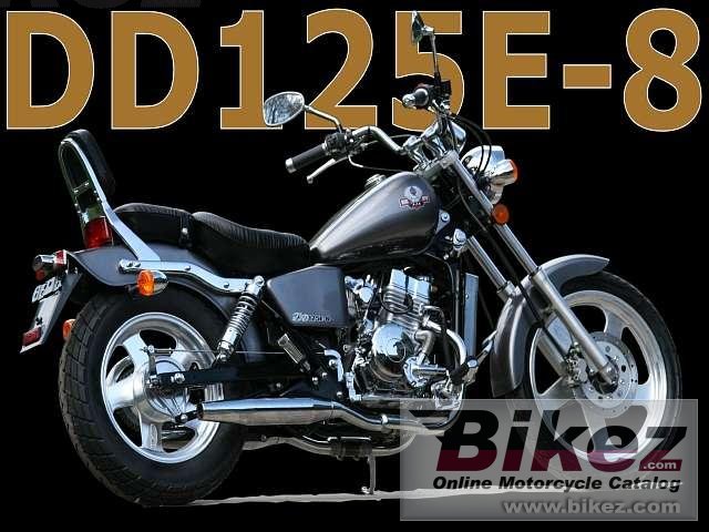 Big  regal-raptor dd125e-8 silverhawk picture and wallpaper from Bikez.com
